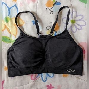 C9 by Champion Black Racerback Sports Bra Size Medium